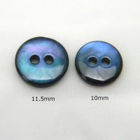 画像2: レンズ型 インディゴブルーカラー　本貝ボタン　