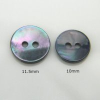 画像2: 皿型 インディゴブルーカラー　本貝ボタン　